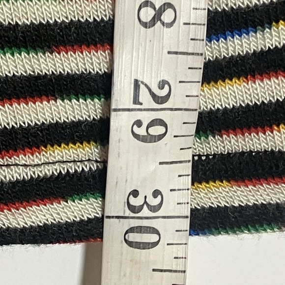 Ali Miles Sweater Womens Large Multicolor Lagenlook Artsy Colorful Pocket Cowl L - Picture 16 of 16